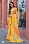 Venika By Kashvi Chiffon Brasso Foil Occasion Wear Sarees Suppliers In India
